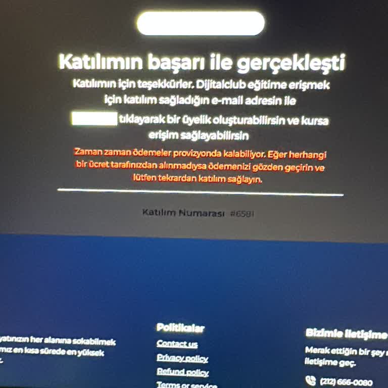 Satın Aldığım Online Eğitime Erişim Sağlayamıyorum
