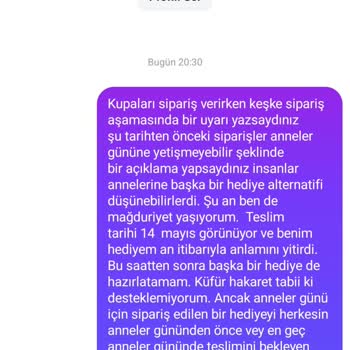 Özel Günde Siparişlerin Zamanında Teslim Edilmemesi Mağduriyet Yaratıyor
