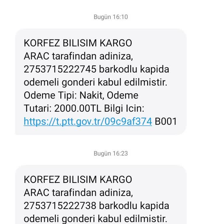 Onaysız Kargo Gönderimi Ve Tehditkar Aramalar