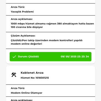 1000 Mbps Hız Vaadi Gerçekleşmiyor, Sorunlar Giderilmiyor