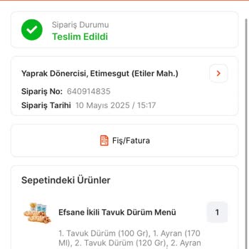 Sipariş Teslim Edilmeden Teslim Edildi Olarak İşaretlendi, İade Talebim Var