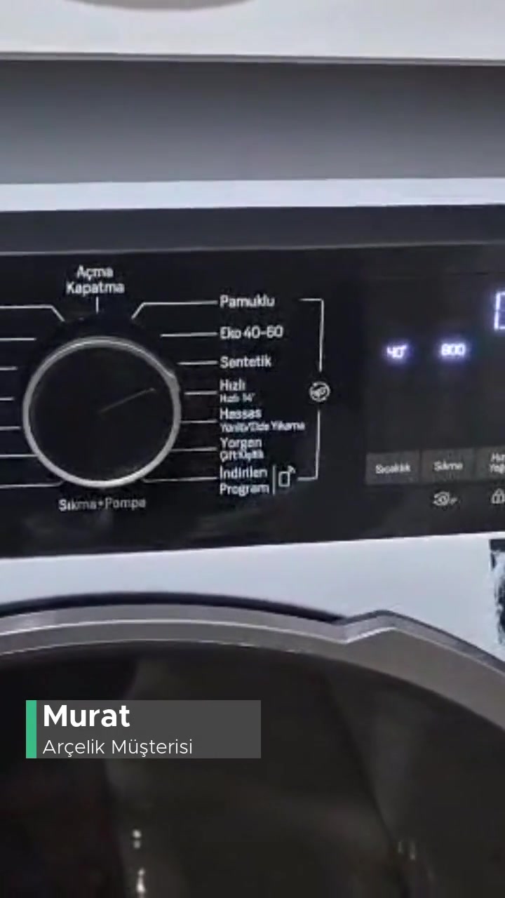Arçelik 12 Kg 1400 Devir 12140 MX Model Çamaşır Makine Arızalı! videonun kapak resmi
