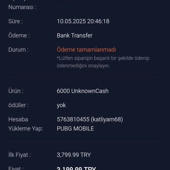 Yanlış Gönderilen Para Ve Destek Hattı Sorunu