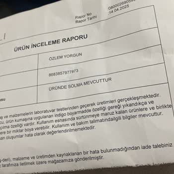 Satın Aldığım Pantolonda Renk Solması Ve Garanti Desteği Sorunu