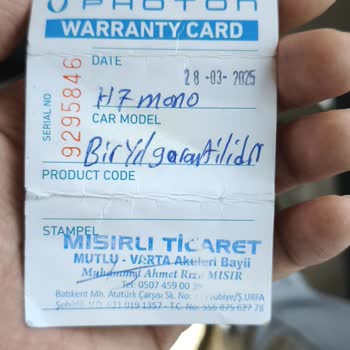 Garanti Kapsamı Dışında Kalan Arızalı Far İçin Destek Talebi