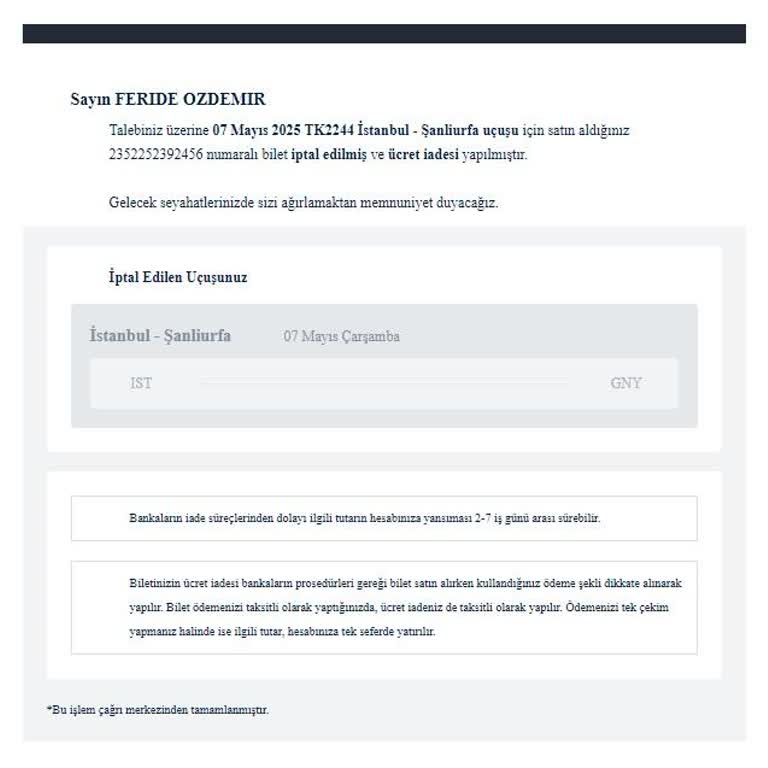 THY Bilet İptalinde Yüksek Kesinti Mağduriyeti Ve Adil Olmayan Prosedür