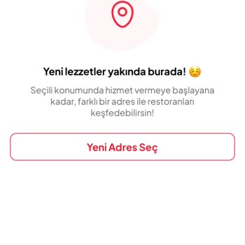 Tıkla Gelsin Adresime Hizmet Verilmiyor, Sipariş Veremiyorum