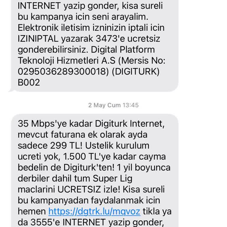 Digiturk İnternet Kurulumunda Gecikme Yaşadım