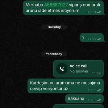 İade Talebime Cevap Alamadım, Mağdur Oldum