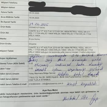 Enza Home'dan Aldığım Koltukta Kumaş Açılması Ve Müşteri Hizmetlerinde Hayal Kırıklığı