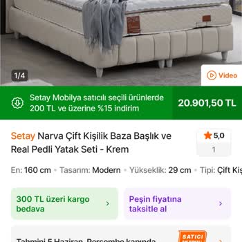 Setay Mobilya Tam Bir Fiyasko Kalite Sıfır