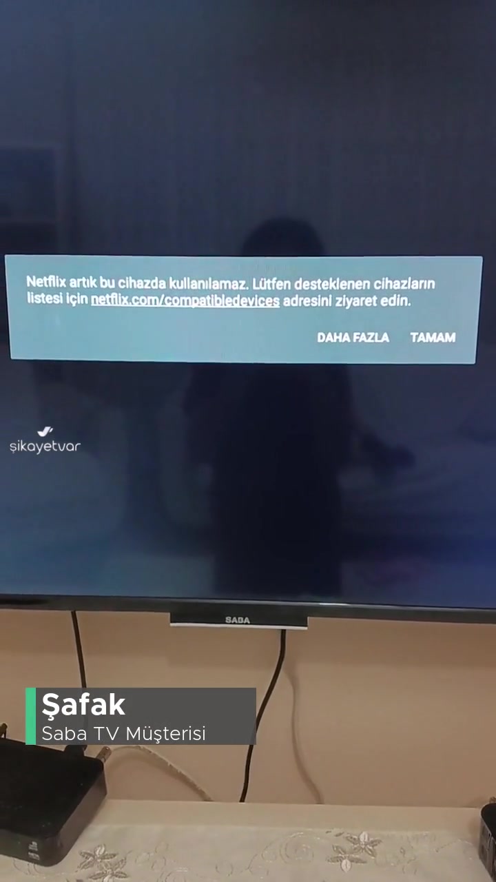 Saba TV Netflix Desteklenmiyor! videonun kapak resmi