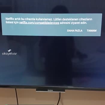 Saba TV Netflix Desteklenmiyor!