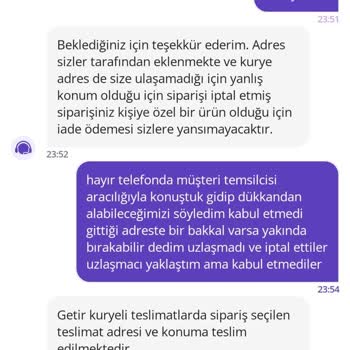 İptal Edilen Siparişimde İade Yapılmıyor Müşteri Hizmetleri Yardımcı Olmuyor