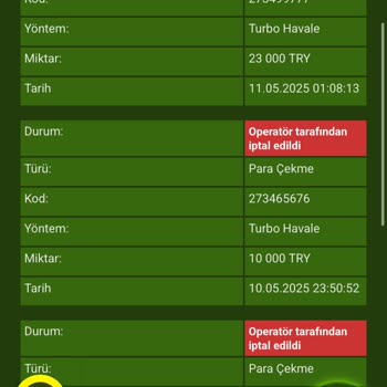 Kazanç Çekiminde Yaşanan Sorun Ve Bakiye Düşüşü