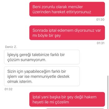 Yemeksepeti Siparişim Teslim Edilmediği Halde İptal Hakkım Engellendi