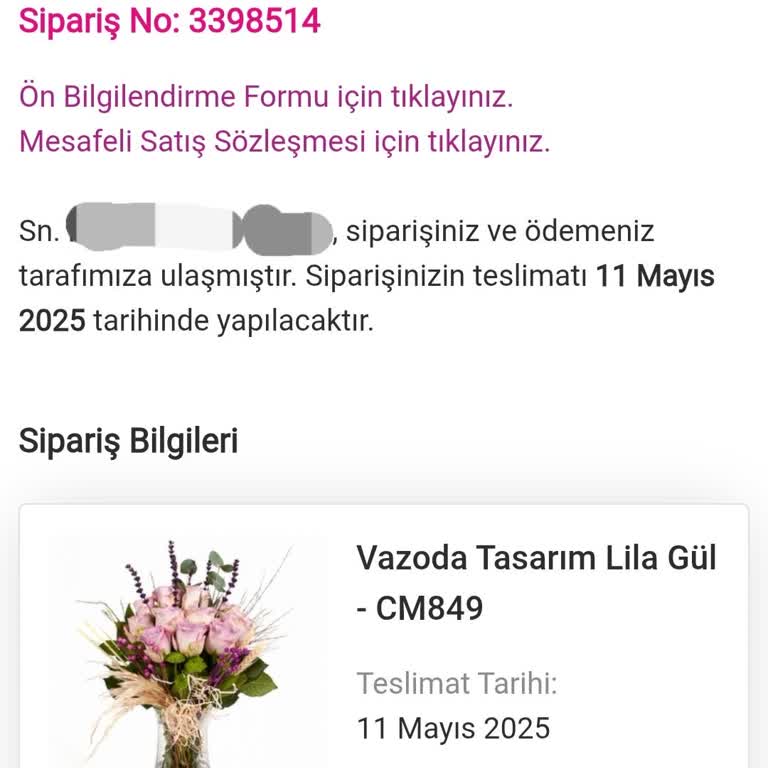 Sipariş İptali İçin Yetkiliye Ulaşılamıyor