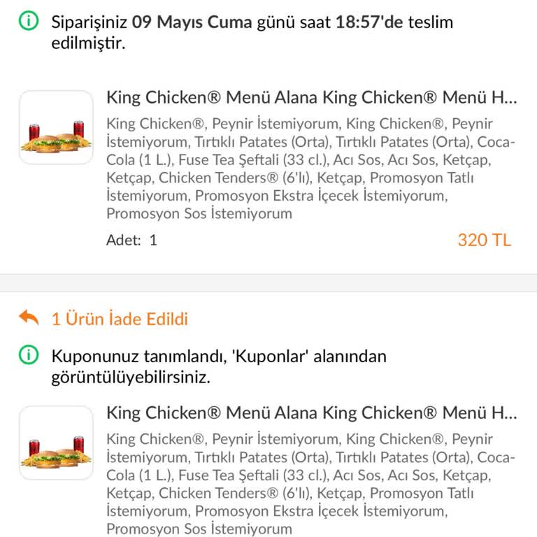 Eksik Ürün Ve Yetersiz Çözüm: Trendyol Yemek'te Hayal Kırıklığı