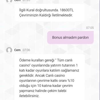Bonus Almadan Para Yatırdığım Sitede Haksız Çevrim Şartı Uygulandı