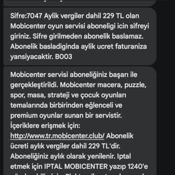 Onayım Olmadan Başlatılan Abonelik Ve Faturaya Yansıyan Ücret