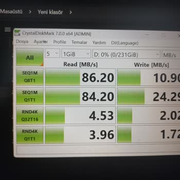 Kingston DataTraveler USB 3.2 256GB Yazma Hızı Beklentilerin Çok Altında