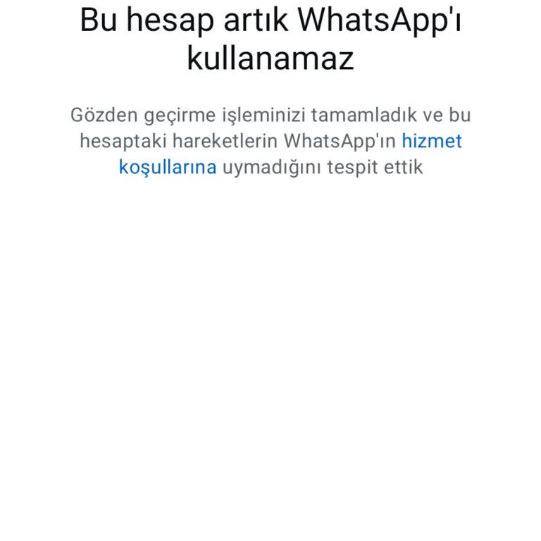 WhatsApp Hesabım Aniden Kapandı, Mağdur Oldum!