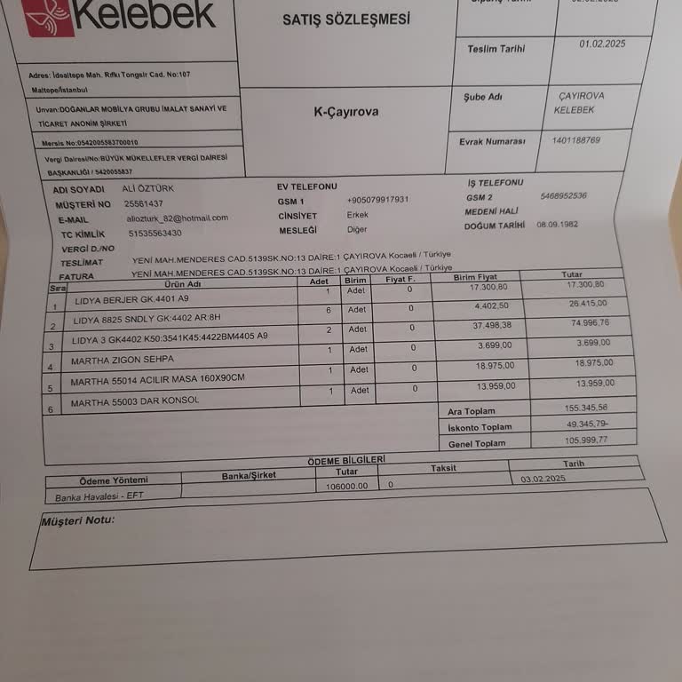 100 Gündür Teslim Edilmeyen Mobilyalar Ve İlgisiz Müşteri Hizmetleri