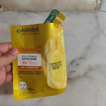 Garnier C Vitaminli Maske Sonrası Göz Altında Şiddetli Şişlik