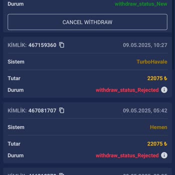 Metrobahis Kazanç Çekiminde Sürekli Gecikme Ve İlgisiz Müşteri Desteği Deneyimi