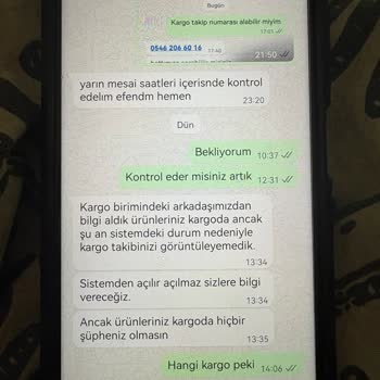 Sipariş Ettiğim Halı Ve Nevresim Teslim Edilmedi, Kargo Takibi Yapılamıyor