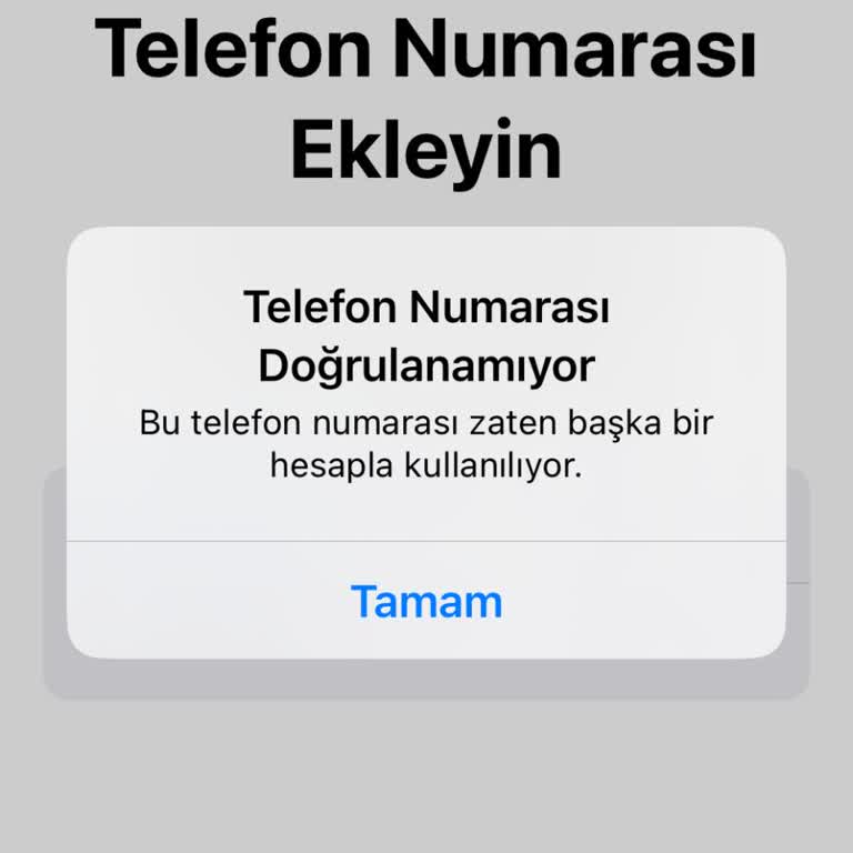 Numara Değişikliği Nedeniyle Apple Kimliğine Erişim Sorunu Ve Mağduriyet