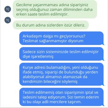 Çiçek Teslim Edilmedi, Müşteri Hizmetleri Sorunumu Çözmedi