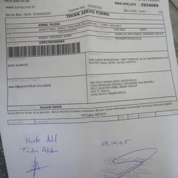 Viomi V5 Pro Robot Süpürge Servisinde Yetersiz Onarım Ve Yüksek Ücret Şikayeti