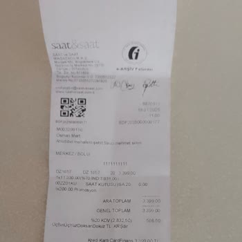 Satış Sonrası İlgisizlik Ve Sorunlu Saat