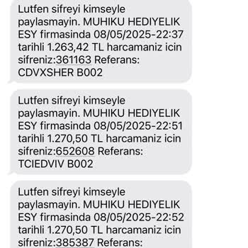 Muhiku Anneler Günü Siparişim Hazırlanmadı Ve Bilgi Verilmedi