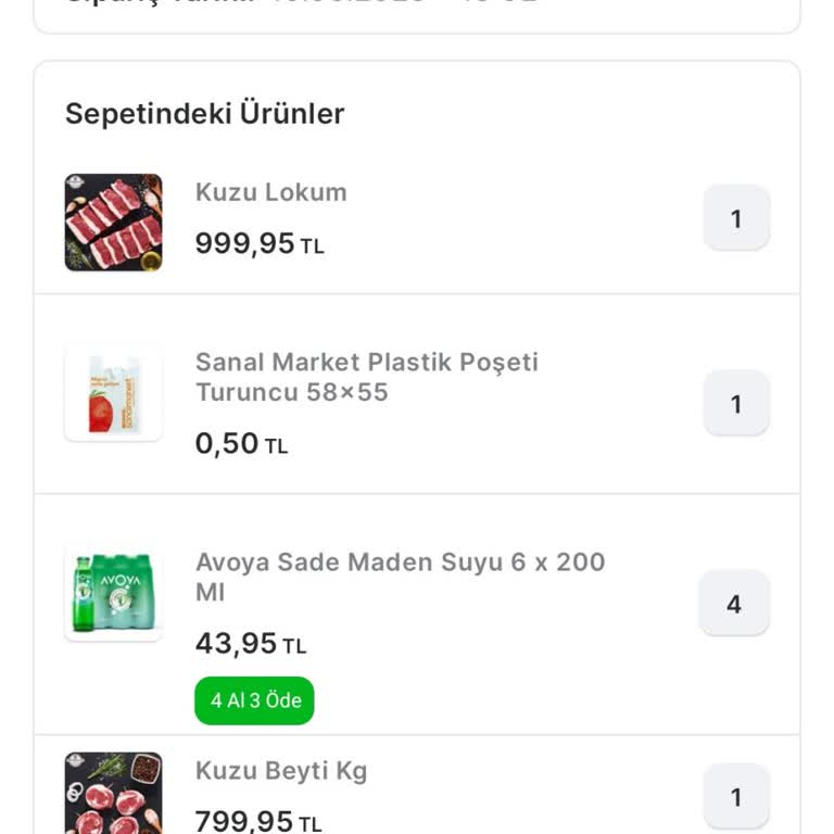 Migros Et Siparişim Teslim Edilmeden Son Anda İptal Edildi