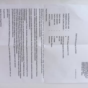 Lescon Ayakkabıda Kısa Sürede Deformasyon Ve Müşteri Memnuniyetsizliği