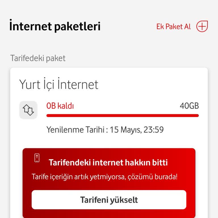 Sınırsız Video Paketim Youtube İçin Çalışmıyor İnternetim Erken Bitiyor