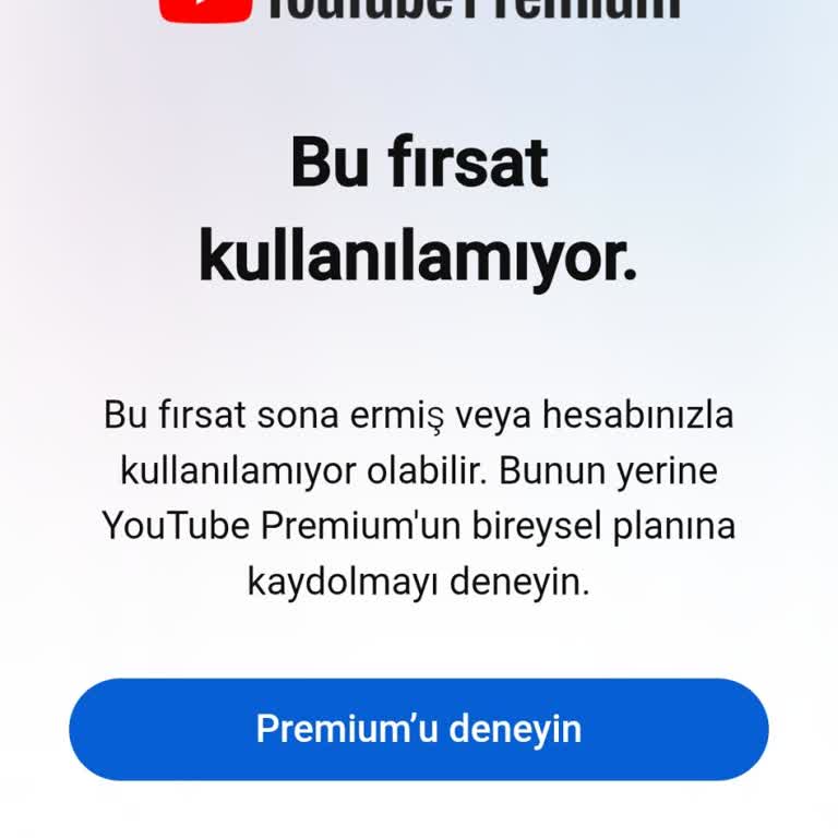 Youtube Premium Hediyesi Vaadiyle Yanıltıcı Kod Gönderildi