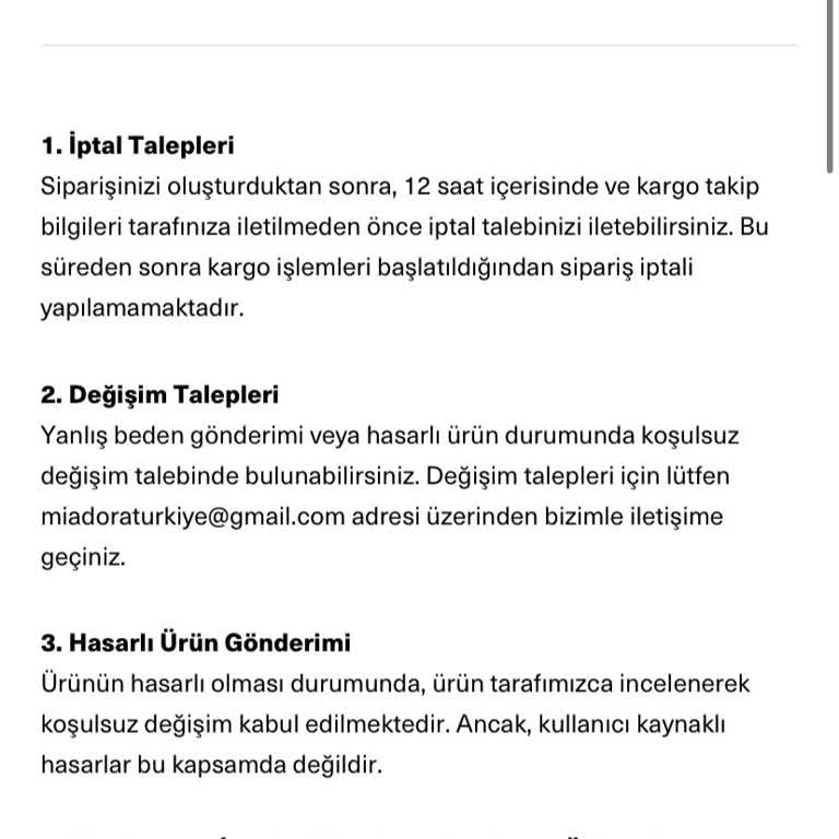 İptal Seçeneği Olmayan Sitede Ürün İadesi Sorunu