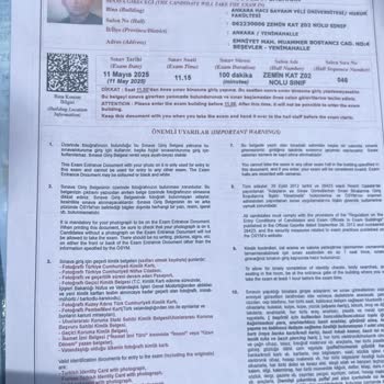 ÖSYM Sınav Merkezi Seçiminde Sistem Hatası Ve Mağduriyet