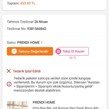 Eksik Teslimat Sonrası Ürün Ve Ücret İadesi Yapılmadı