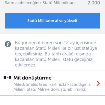 Miles Smiles Üyelik Yükseltmede Yanlış Yönlendirme Ve Hatalı Mil Satışı