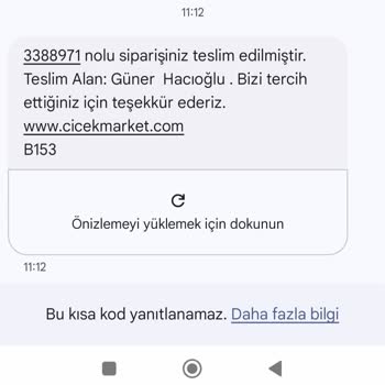 Anneler Günü Siparişi Teslim Edilmedi, Firma İletişime Cevap Vermiyor