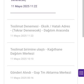 Kargo Eksik Adres Nedeniyle Teslim Edilmedi, Bilgilendirme Yapılmadı