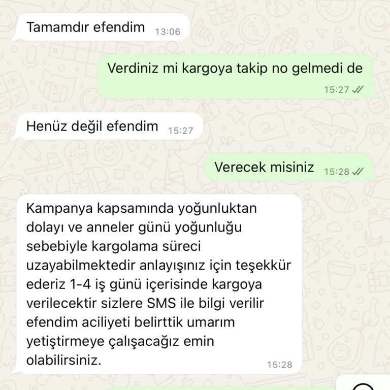 Siparişlerim Gönderilmedi Ve İletişime Ulaşamıyorum
