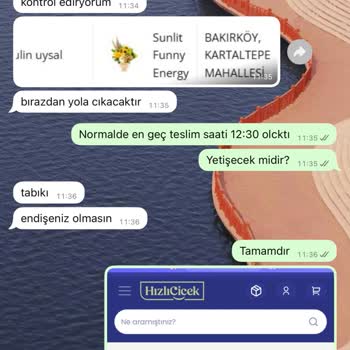 Anneler Günü Siparişim Zamanında Teslim Edilmedi, Müşteri Hizmetleri Yanıt Vermiyor