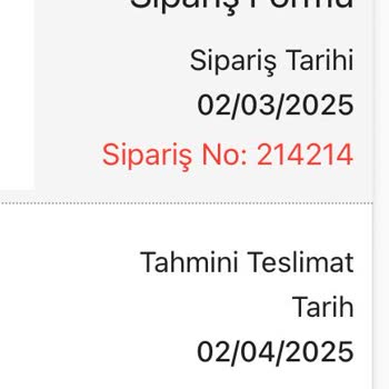 Siparişim Zamanında Teslim Edilmedi, Müşteri Hizmeti Yetersiz
