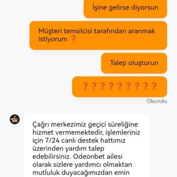 Odeonbet'te 5000 TL Bakiyem Aniden Sıfırlandı, Destek Alamadım