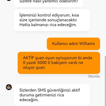 Odeonbet'te 5000 TL Bakiyem Aniden Sıfırlandı, Destek Alamadım